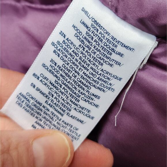 Lands End Women's Expedition Down Waterproof Winter Jacket Small Petite - Picture 16 of 16